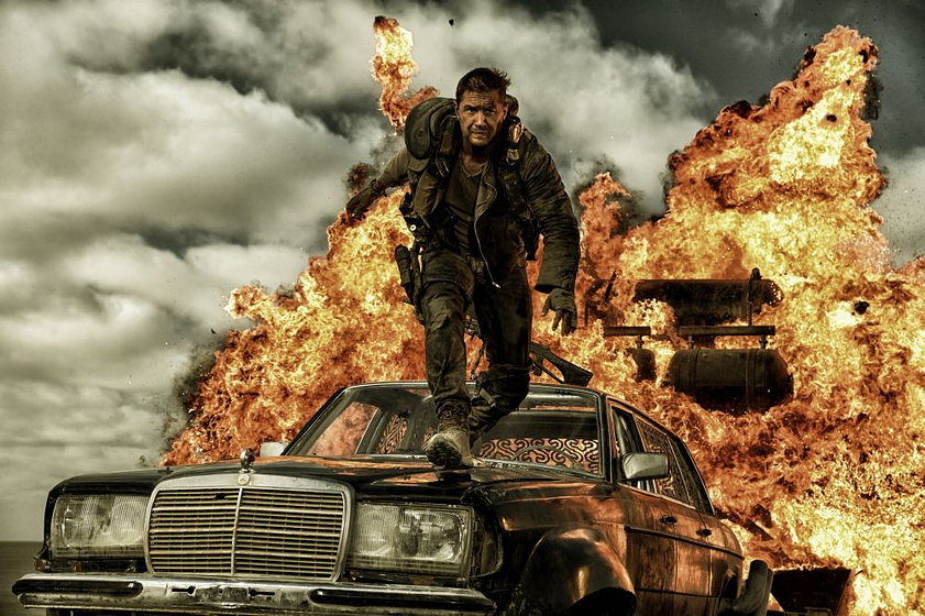 Tom Hardy en Mad Max: Furia en la carretera