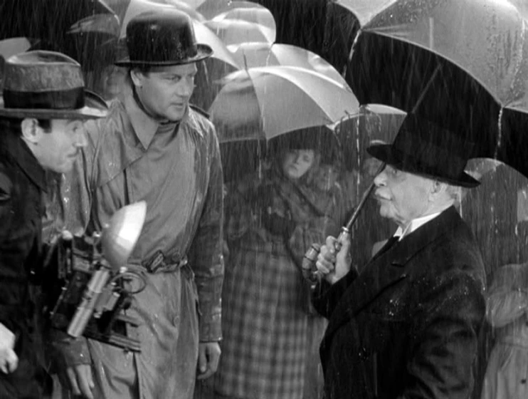 Joel McCrea y Albert Bassermann en enviado-especial