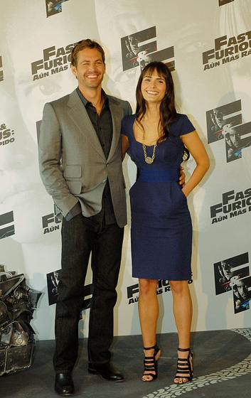 Paul Walker y Jordana Brewster en Fast and Furious. Aún Más Rápido (Photocall en Madrid. Marzo 2009)