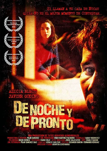Poster de De noche y de pronto