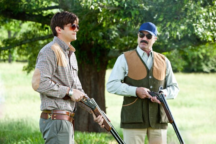 Ashton Kutcher y Tom Selleck en Killers