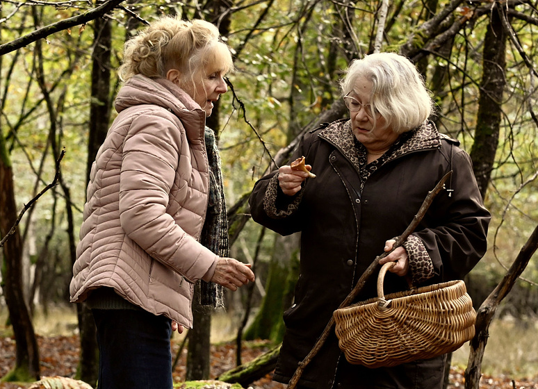 Josiane Balasko y Hélène Vincent en Cuando cae el Otoño