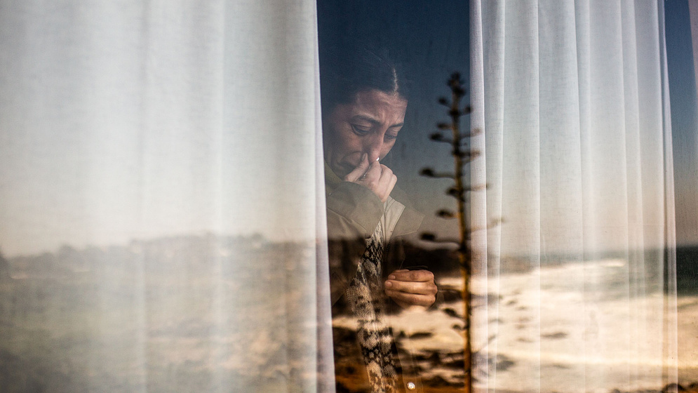 Marcela Salinas en Isla Negra