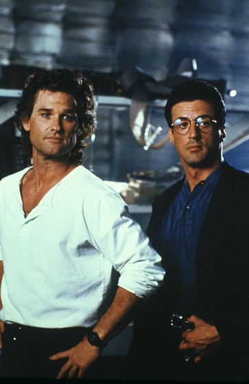 Kurt Russell y Sylvester Stallone en Tango y Cash