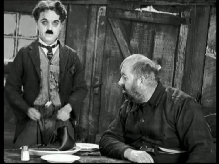 Charles Chaplin en La Quimera del Oro