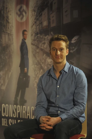 Alexander Fehling en la-conspiracion-del-silencio-2014 (Photocall en Madrid. Enero 2015)