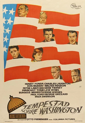 Poster de Tempestad Sobre Washington