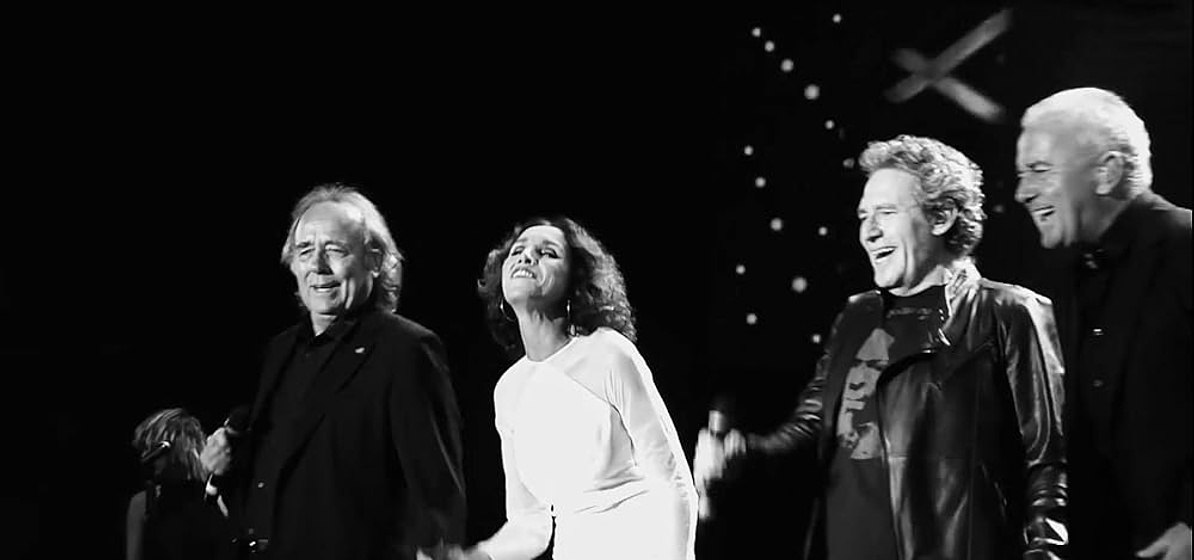 Ana Belén, Joan Manuel Serrat, Joaquín Sabina y Víctor Manuel en Víctor Manuel: el abuelo Víctor