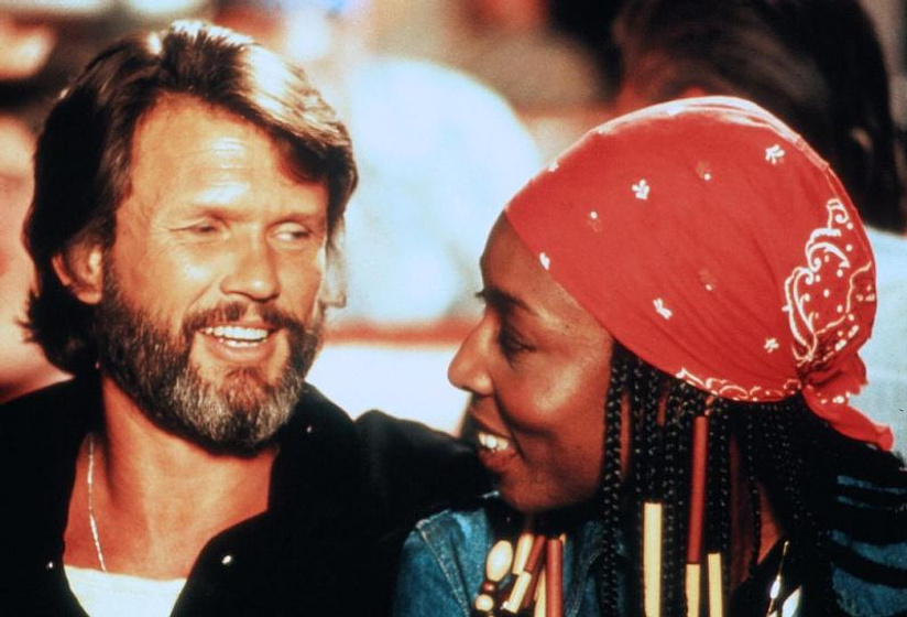 Kris Kristofferson y Madge Sinclair en Convoy