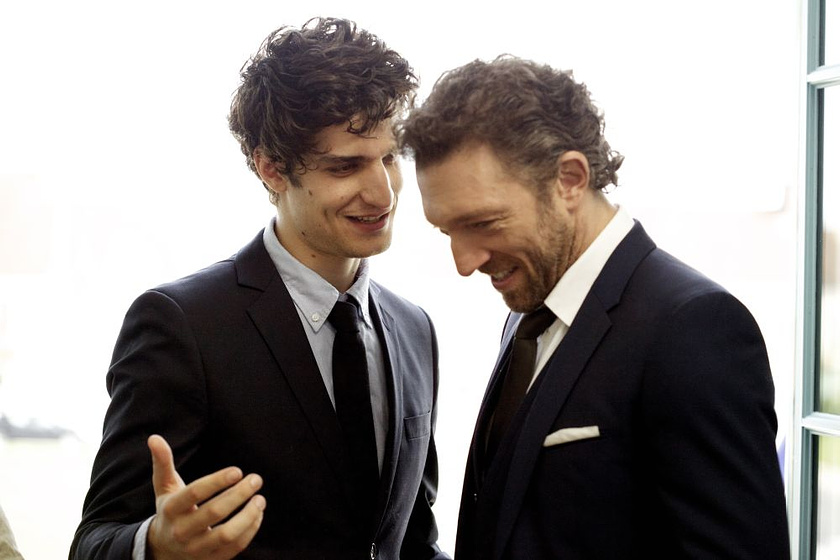 Vincent Cassel y Louis Garrel en Mi Amor