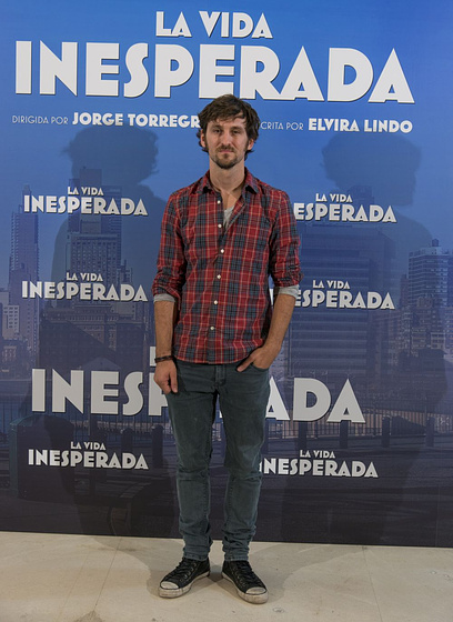 Raúl Arévalo en La Vida Inesperada (Photocall en Madrid. Abril 2014)