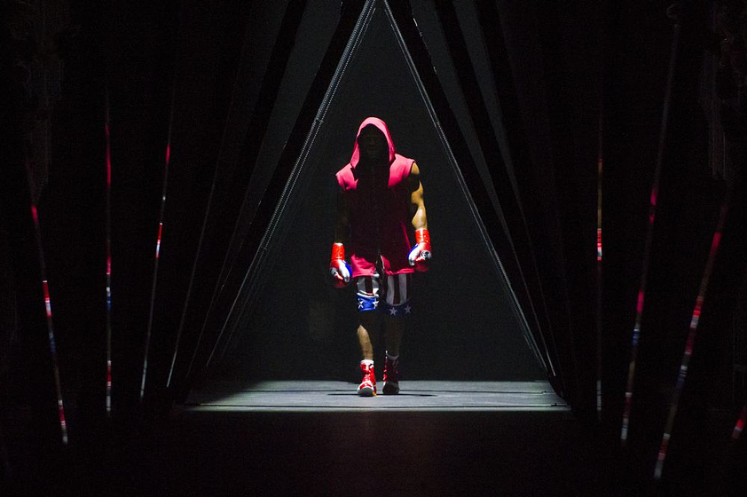 Michael B. Jordan en Creed II. La Leyenda de Rocky