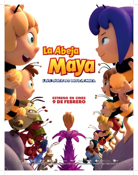 Imagen de la-abeja-maya-los-juegos-de-la-miel (Cartel español)