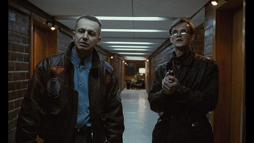 Boguslaw Linda y Cezary Pazura en cerdos