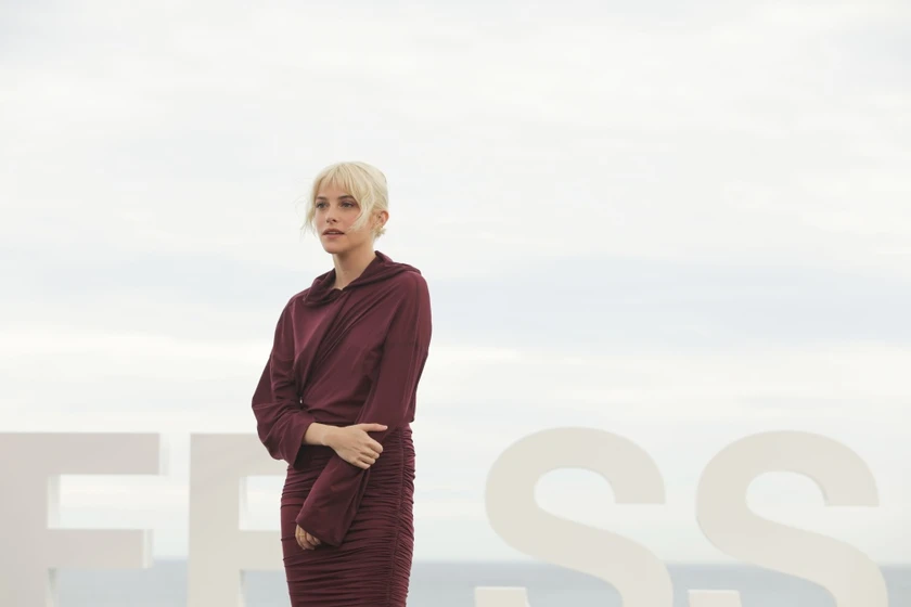 Malena Villa en el-llanto (Festival de San Sebastián. Septiembre 2024)