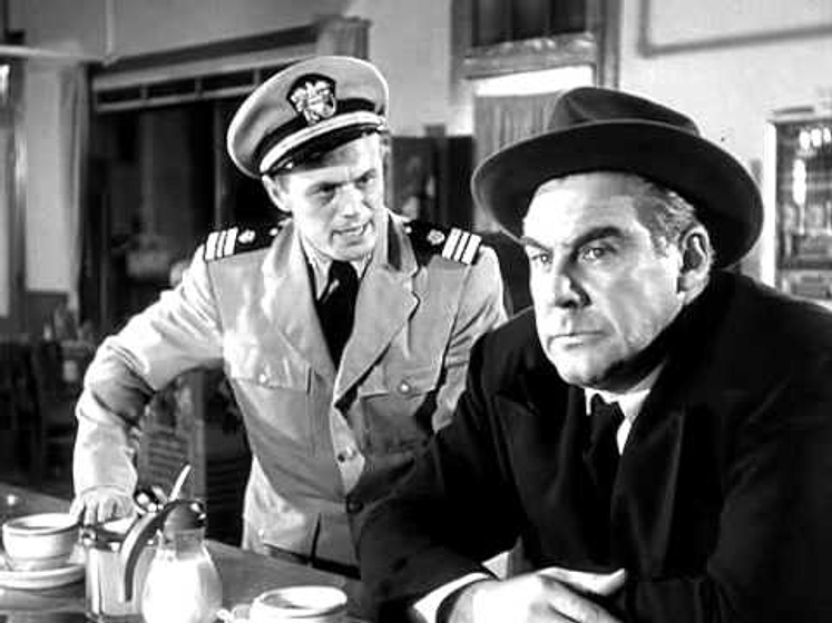 Jack Palance y Paul Douglas en Pánico en las calles