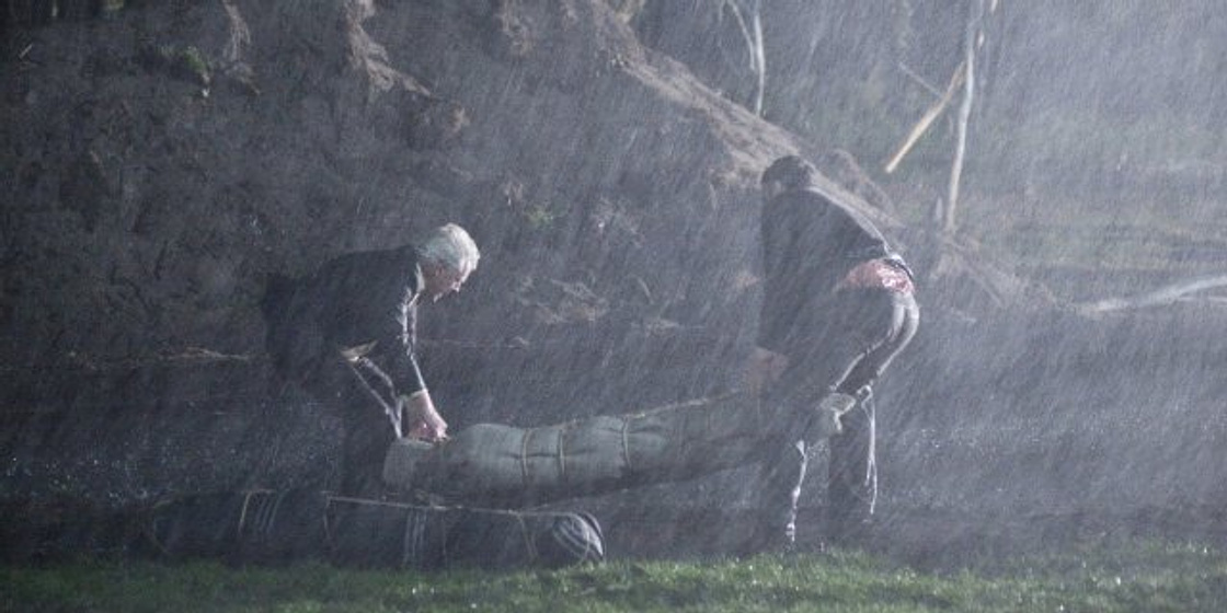 Alex van Warmerdam y Tom Dewispelaere en Borgman