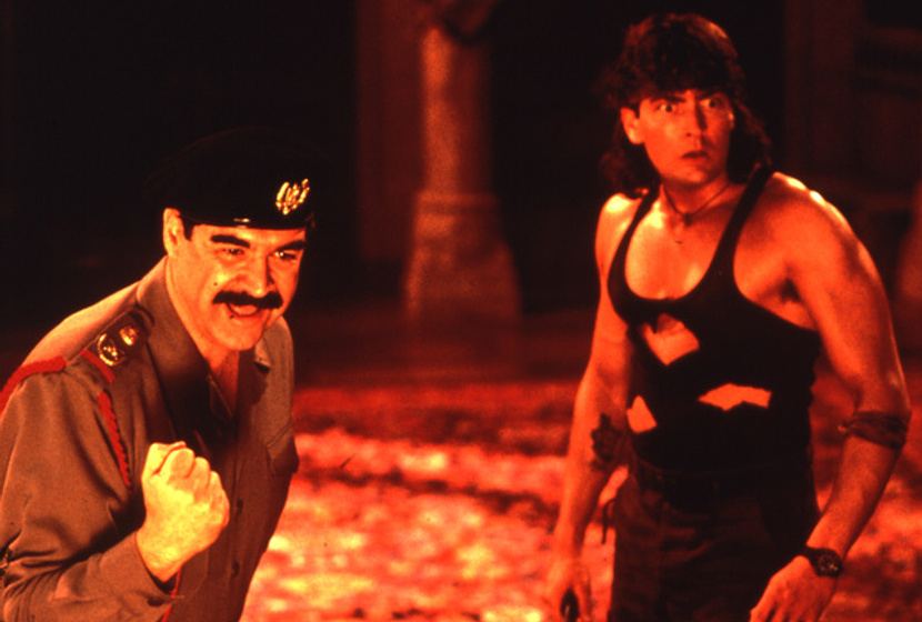 Charlie Sheen y Jerry Haleva en Hot Shots 2
