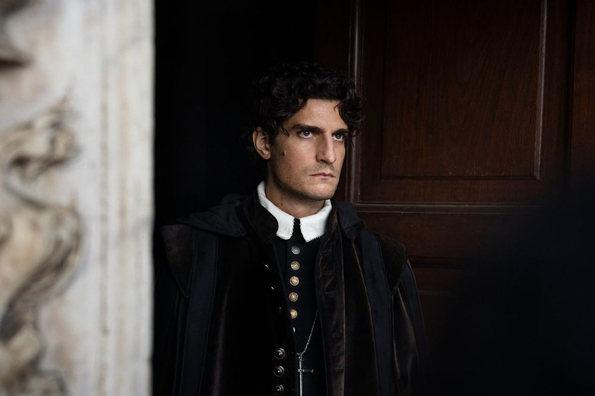 Louis Garrel en La Sombra de Caravaggio