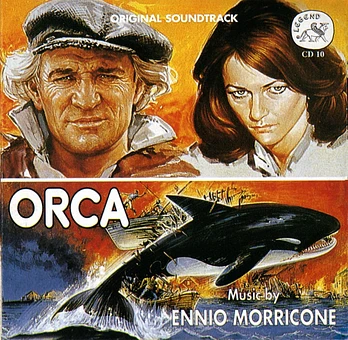 Carátula de la banda de sonido de Orca, La Ballena Asesina