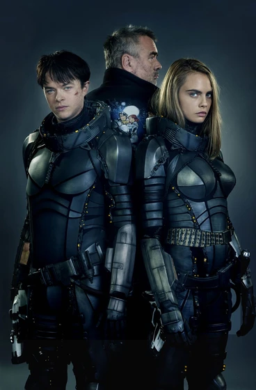 Dane DeHaan y Cara Delevingne en Valerian y la Ciudad de los mil planetas