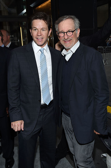 Mark Wahlberg y Steven Spielberg en Transformers: La Era de la Extinción (Premiere en New York. Junio 2014)