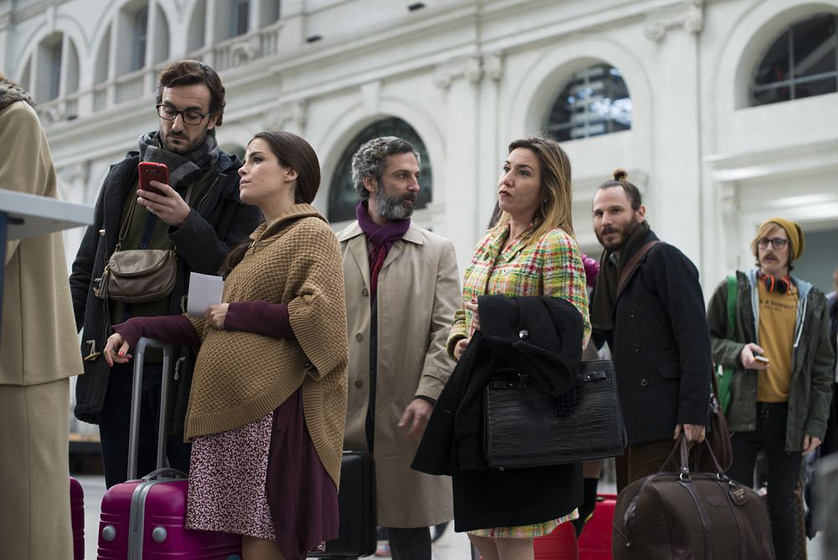 Rubén Ochandiano, Lola Dueñas, Ernesto Alterio, Núria Gago y Miki Esparbé en Incidencias