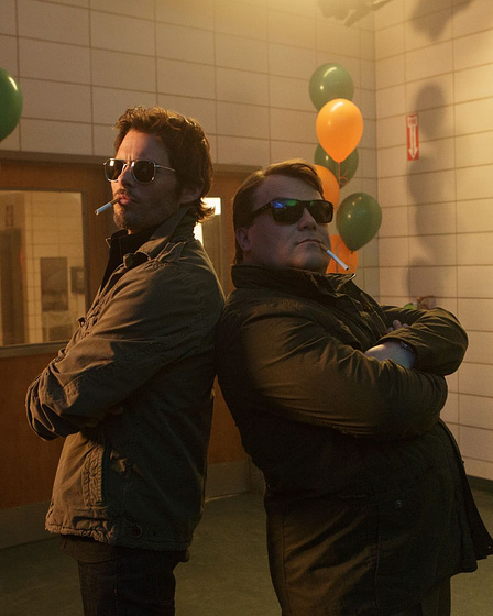 Jack Black y James Marsden en The D Train