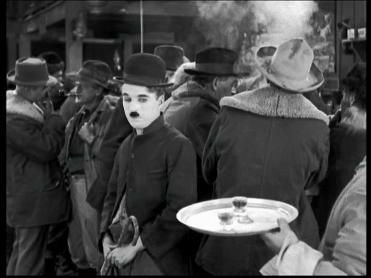 Charles Chaplin en La Quimera del Oro