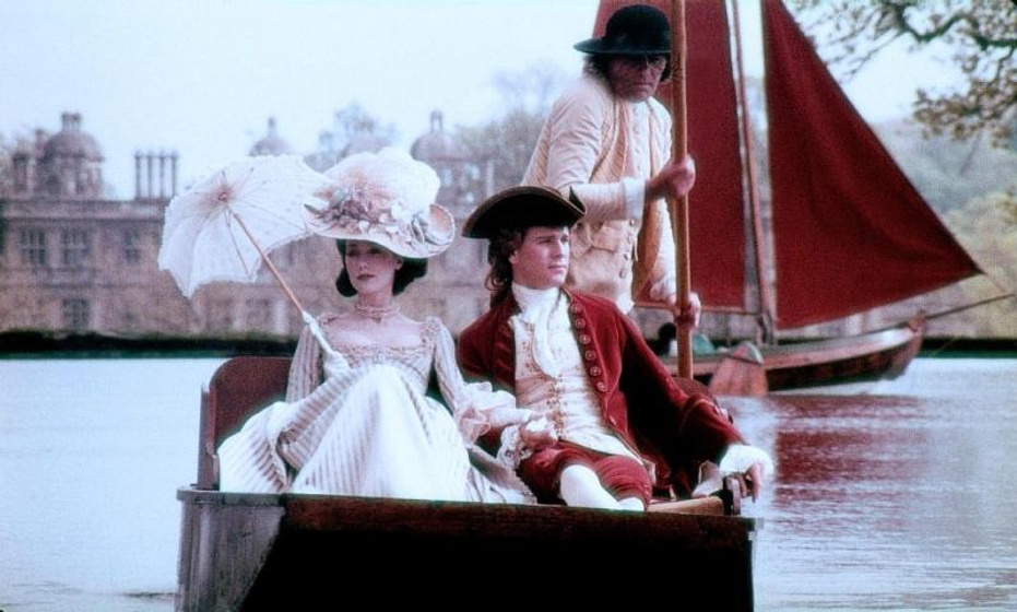 Ryan O'Neal y Marisa Berenson en Barry Lyndon