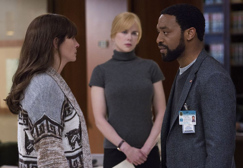 Nicole Kidman, Julia Roberts y Chiwetel Ejiofor en El Secreto de una obsesión