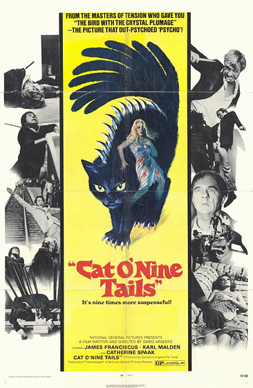 Imagen de El Gato de las Nueve Colas (Cartel inglés)