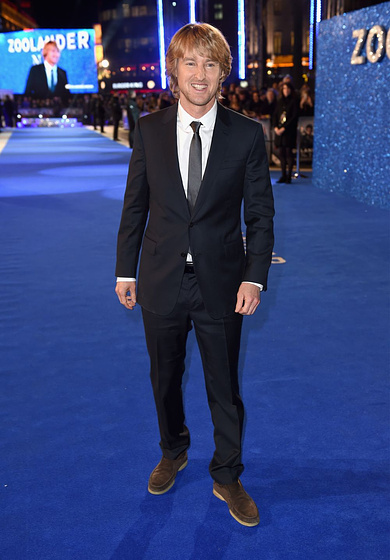 Owen Wilson en Zoolander 2 (Premiere en Londres. Febrero 2016)