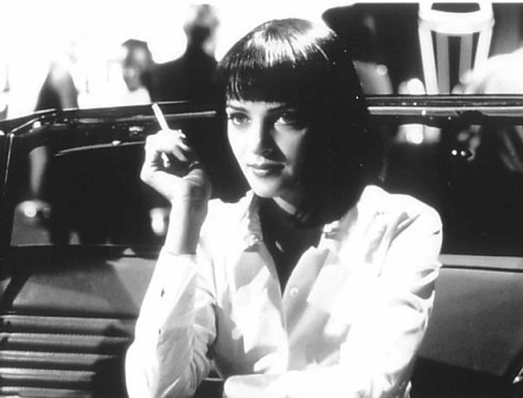 Uma Thurman en pulp-fiction (Mia Wallace)