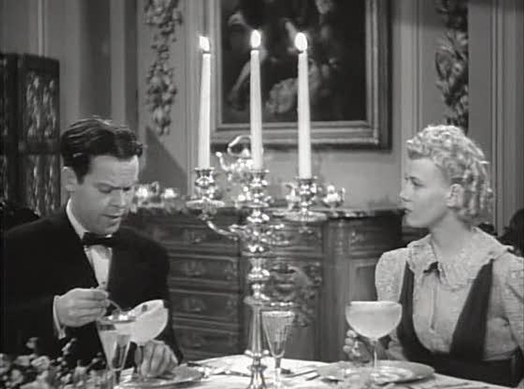 Arthur Lake y Penny Singleton en Blondie Has Servant Trouble