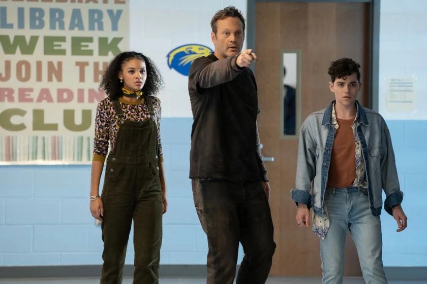 Vince Vaughn, Celeste O'Connor y Misha Osherovich en este-cuerpo-me-sienta-de-muerte