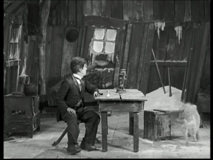Charles Chaplin en La Quimera del Oro