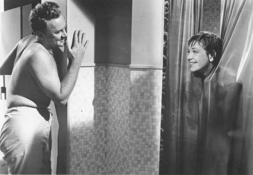 Van Johnson y Hildegard Knef en Subway in the Sky