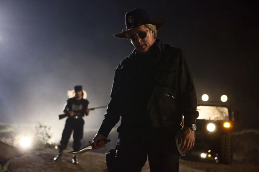Don Johnson en machete