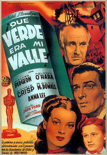 Poster de ¡Qué verde era mi valle!