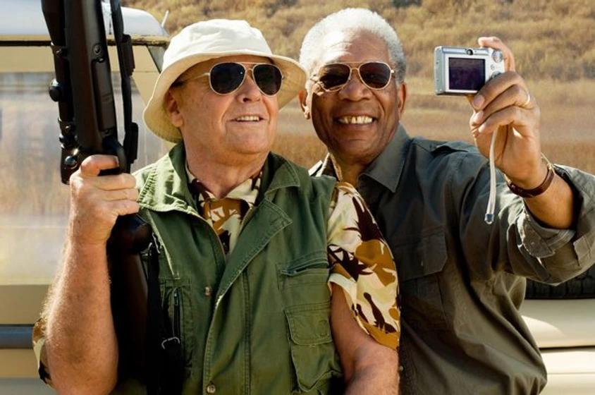 Morgan Freeman y Jack Nicholson en ahora-o-nunca-2007