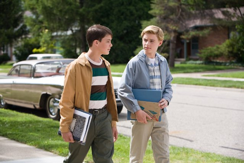 Callan McAuliffe y Israel Broussard en Flipped