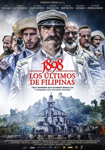 Poster de 1898. Los últimos de Filipinas