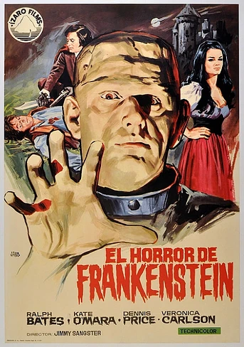 Poster de El Horror de Frankenstein