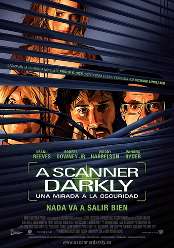 Poster de A Scanner Darkly. Una mirada a la oscuridad