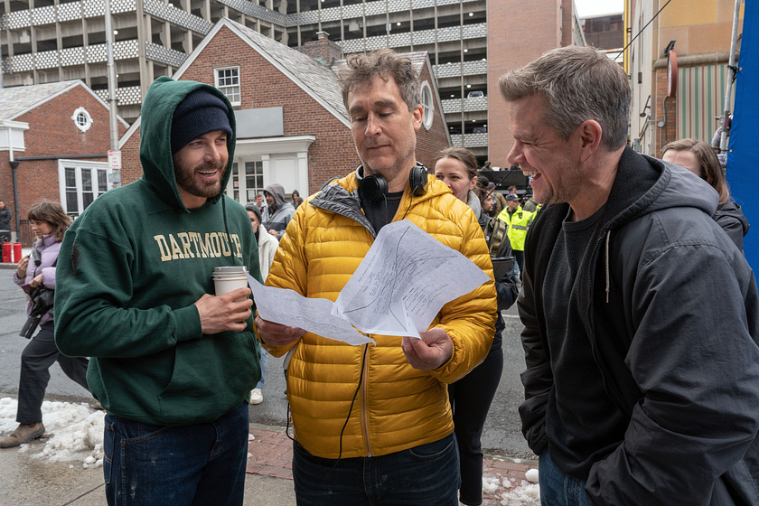 Casey Affleck, Matt Damon y Doug Liman en Los Instigadores
