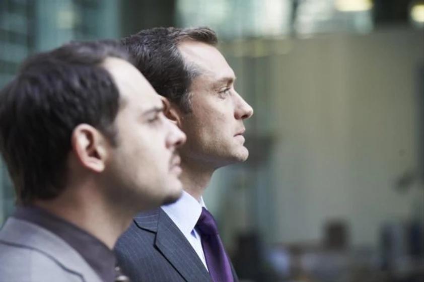 Jude Law y Moritz Bleibtreu en 360. Juego de Destinos