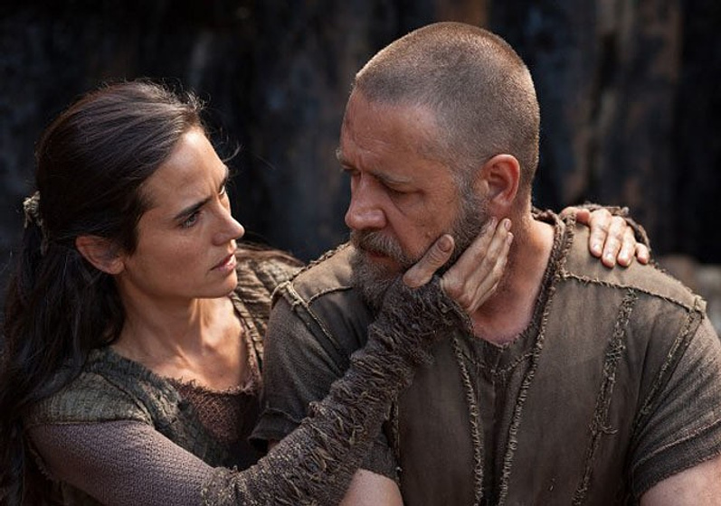 Jennifer Connelly y Russell Crowe en Noé