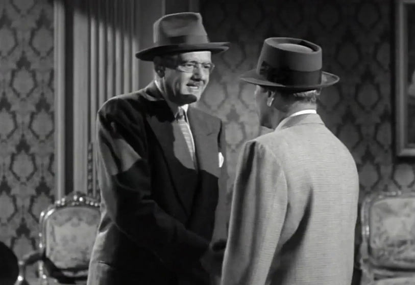 George Raft y Charles Meredith en Loan Shark