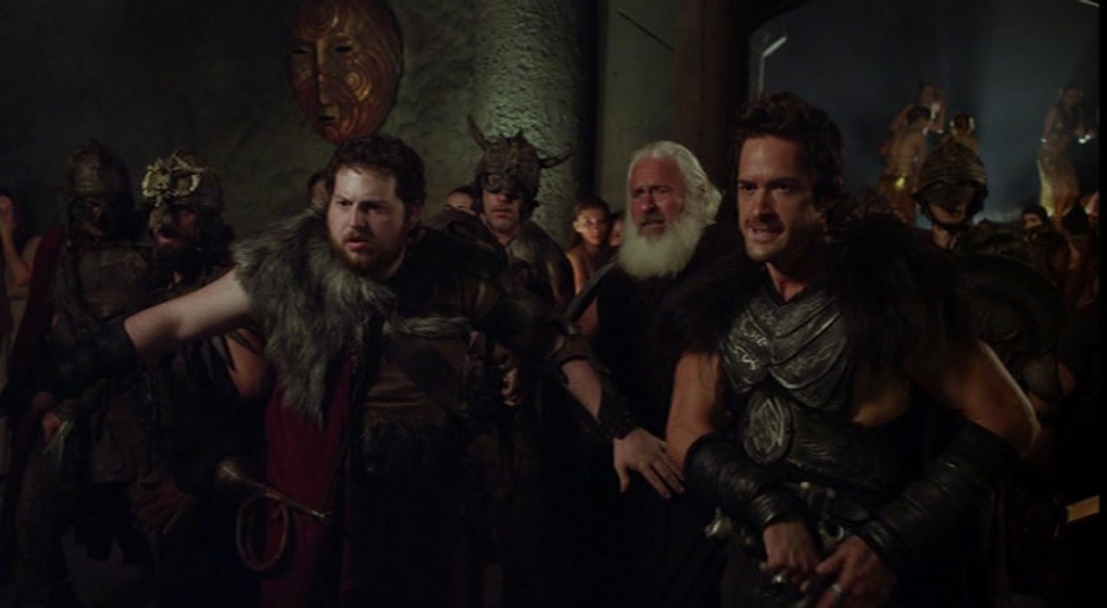Will Kemp, Brandon Hardesty y Grant Elliott en El Rey Escorpión 4: La Búsqueda del Poder